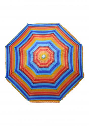 Зонт пляжный фольгированный с наклоном 170 см (6 расцветок) 12 шт/упак ZHU-170 - фото 3